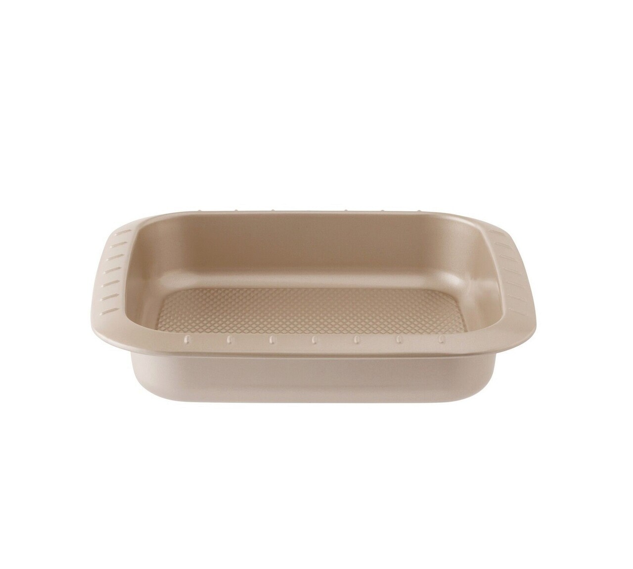 Tava de copt patrata BergHOFF, Leo Balance, 22 x 22 x 5 cm, otel carbon antiaderent, bej - imagine 3